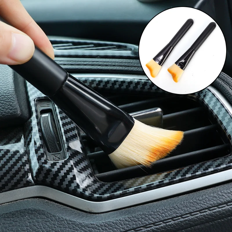 Car Interior Cleaning Tool for Car Cleaning Detailing Brush Dashboard Air Outlet Wheel Brush Auto Crevice Dust Removal Brushes