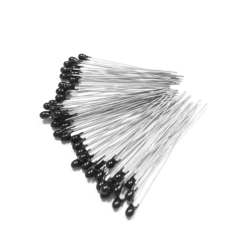 TZW 10PCS NTC Thermistor Thermal Resistor MF52 NTC-MF52AT 1K 1.5K 2K 3K 4.7K 5K 10K 20K 47K 50K 100K 5% 3950B 1/2/3/4.7/K Ohm R