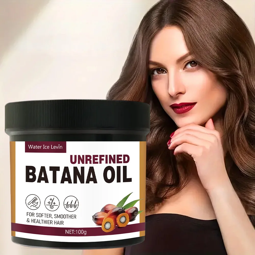 Water Ice Levin Batana Oil Hair Mask, Nourishes Roots & Smooths for Voluminous, Silky Hair, Deep Conditioning Care