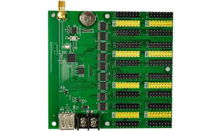 RHX8-128WUN3200B LED Display Screen Wireless LED Driver Wifi Bluetooth 8Th Generation Dual-Color 128*3200Wifi Control Card