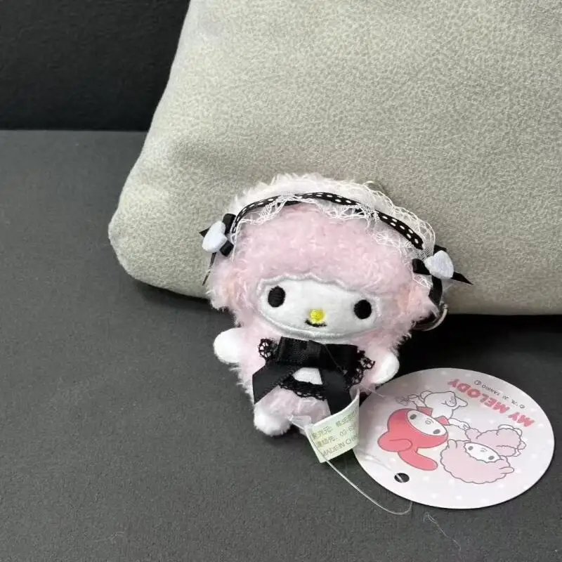 Kawaii Sanrio My Sweet Piano Plush Toys Keychain Cute Cartoon Backpack Pendant Doll Girls Birthday Gift Creative Peripherals