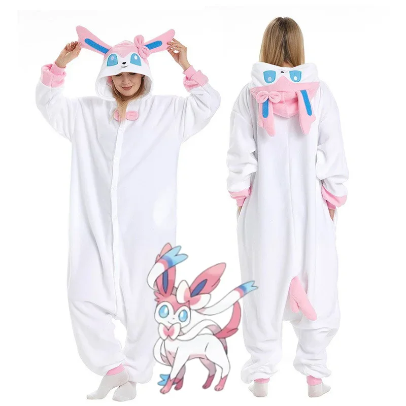 ポケモンコスプレ衣装リザードン-ルカリオ-グレンジン-ゲンガー-ミュウツー衣装大人かわいいワンジーパジャマアニメパーティー用