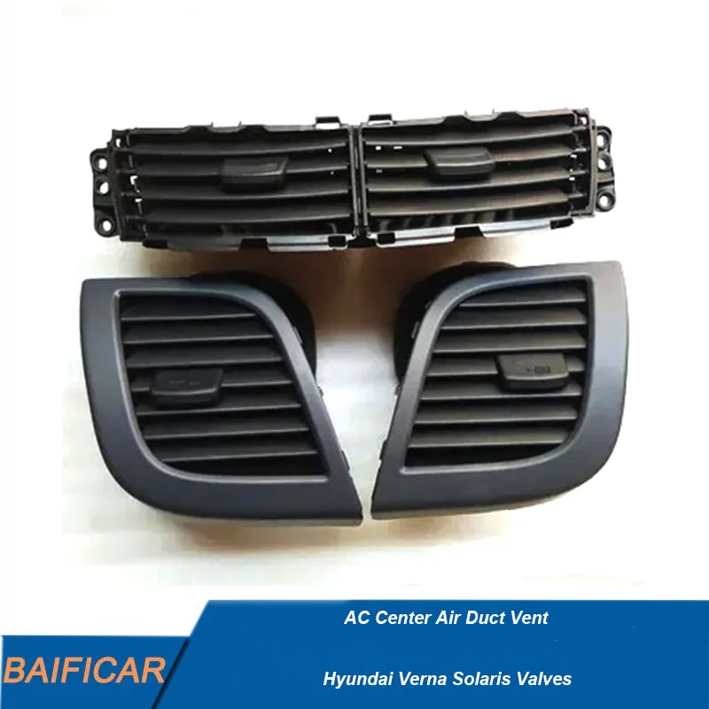 Baificar New Original AC Center Air Duct Vent nozzle Air Conditioning Outlet 97410-0U0004X For Hyundai Verna Solaris Valves