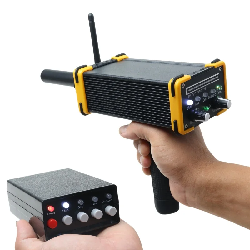 Metal detector professionale Cercatore di oro, argento e rame ad alta precisione, portata di ricerca di 1000 m, rilevamento di profondità di 30 m, ideale per gemme