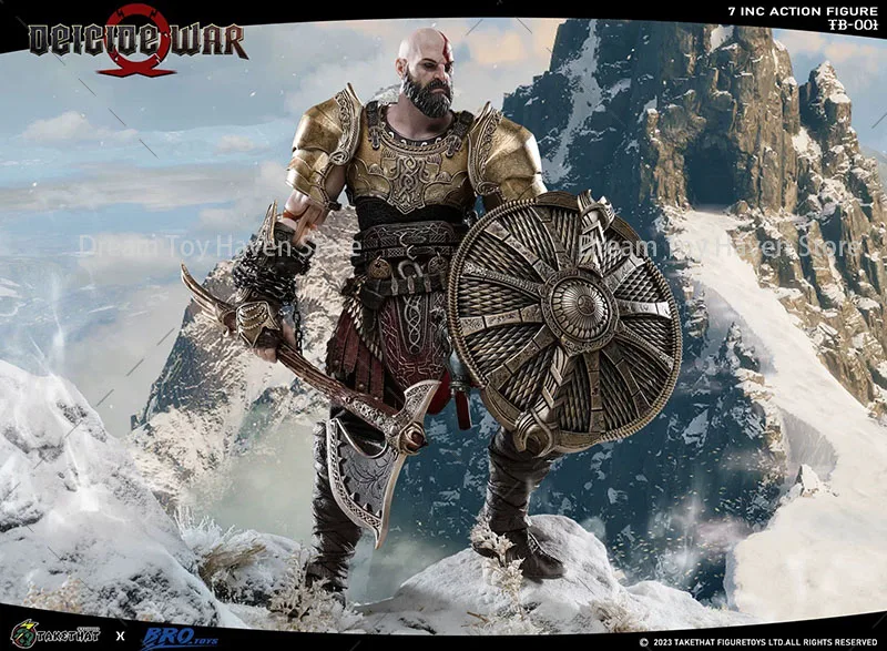 デラックスエディション TAKETHAT Brotoys TB001 1/12 スケール男性兵士クレイトス神の戦争 7 インチアクションフィギュアモデルコレクタブル人形