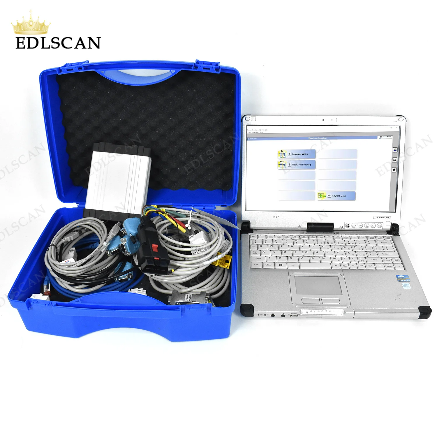 For EHPS ZF Servolectric ZF TESTMAN DPA06 DIAGNOSTIC TOOL WITH CABLES Car Transmission with CFC2 laptop toughtbook