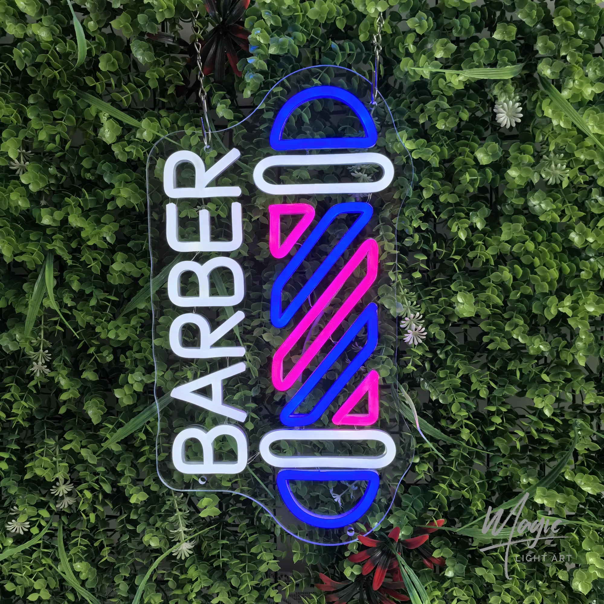 Barber Neon Sign For Wall Decor,Led Neon Light For Barber Shops,Hair Salon,Beauty Store,Birthday Gift For Hairdresser