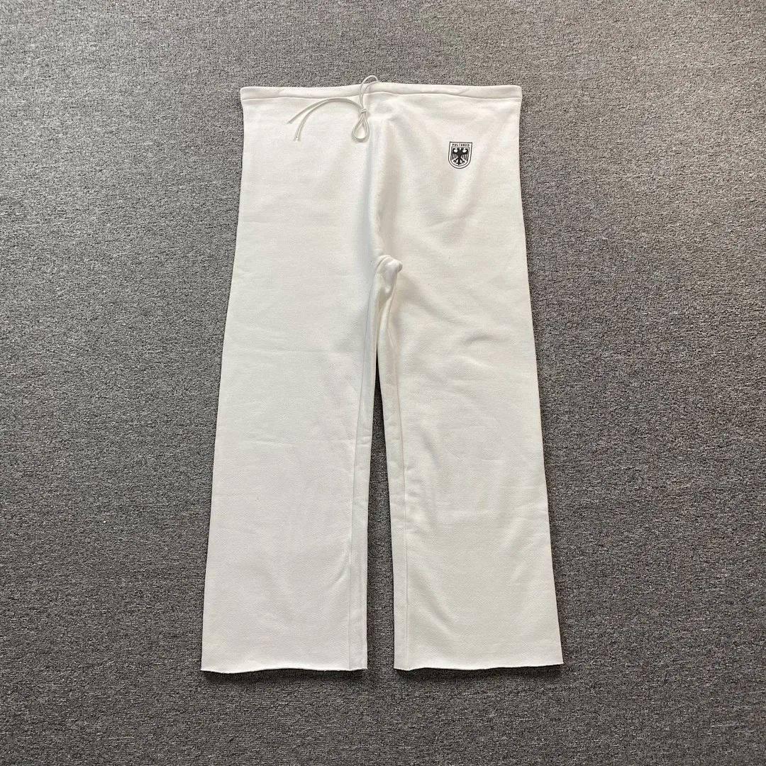 2026ss Kanye West YZY Vultures Printed Women Men Thin Fleece Jogger Pants Trousers Loose Fit Streetwear Men Casual Cotton Pants