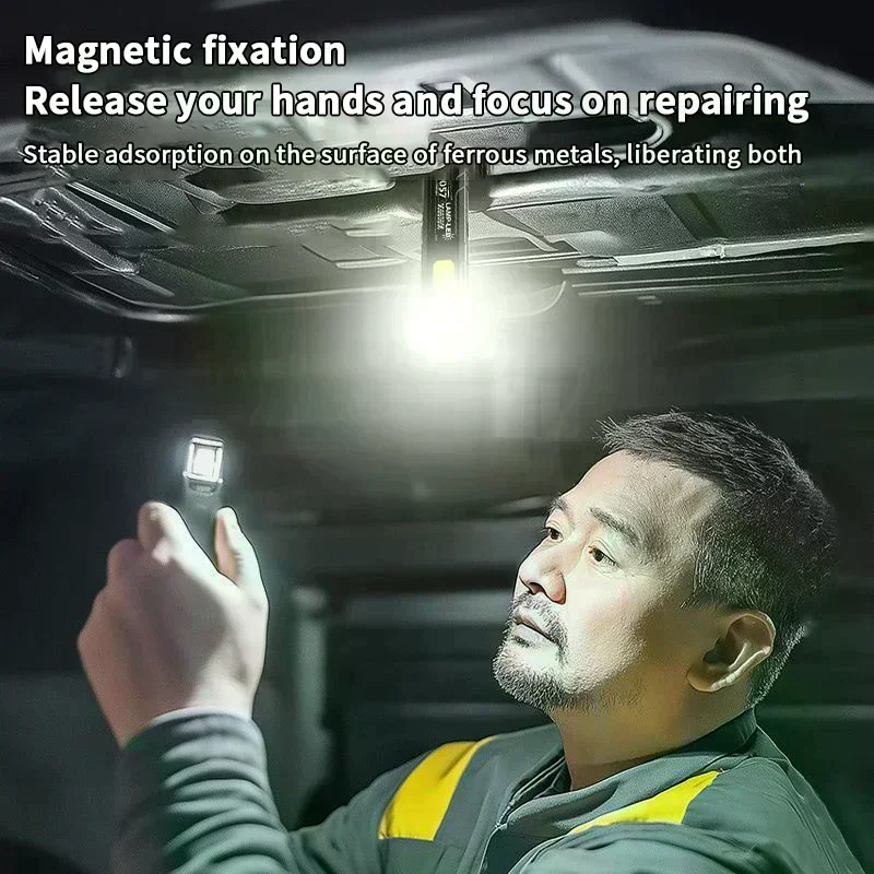 Compact Multi-Mode Pocket LED Flashlight, USB-C Rechargeable, 800mAh, Long-Range Pocket Flashlight, For Camping Travel Emergency