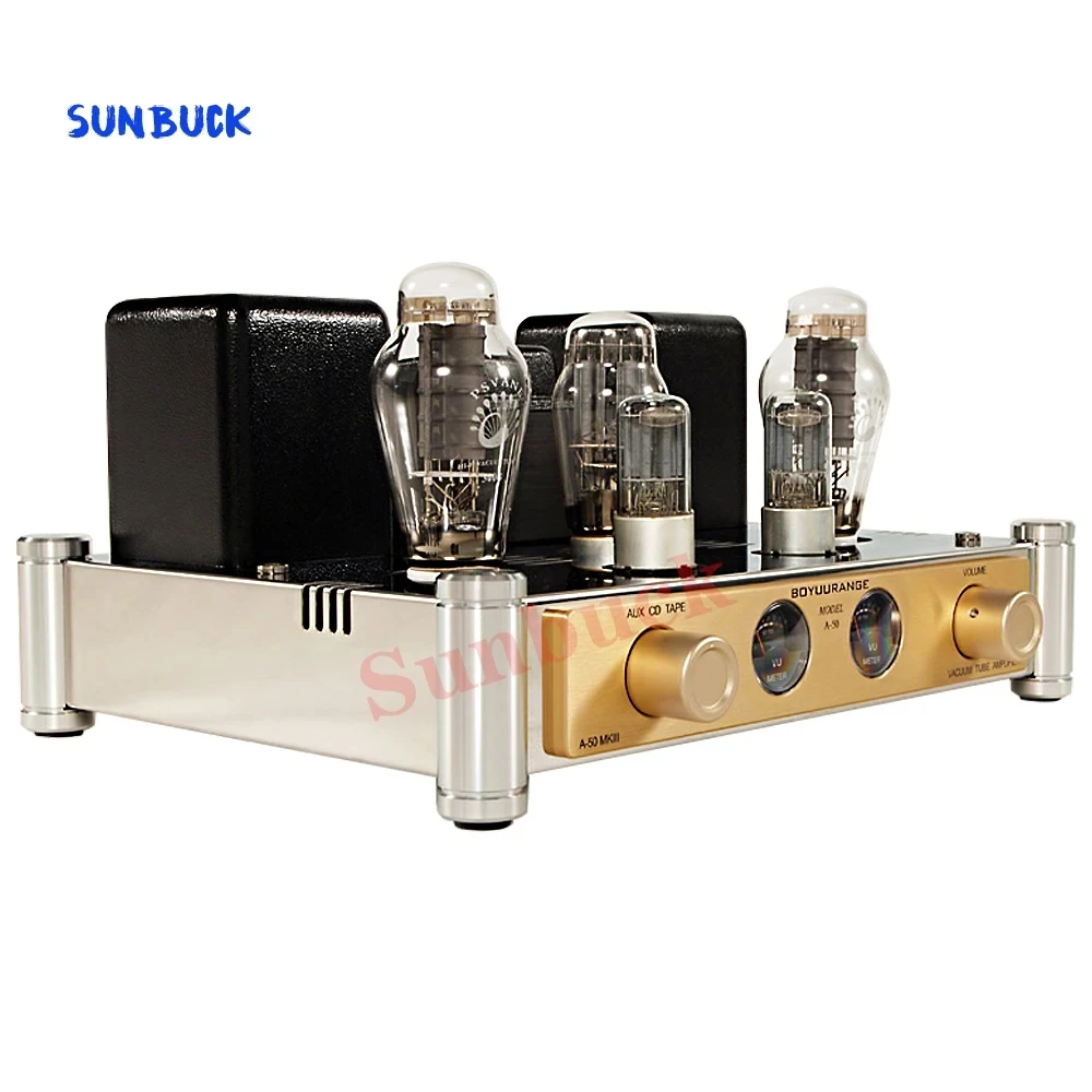 Sunbuck A50 6N8P 300B Vacuum Tube Amplifier Single-ended 8 W 2.0 300B Vacuum Tube Power Amplifier HIFI Audio