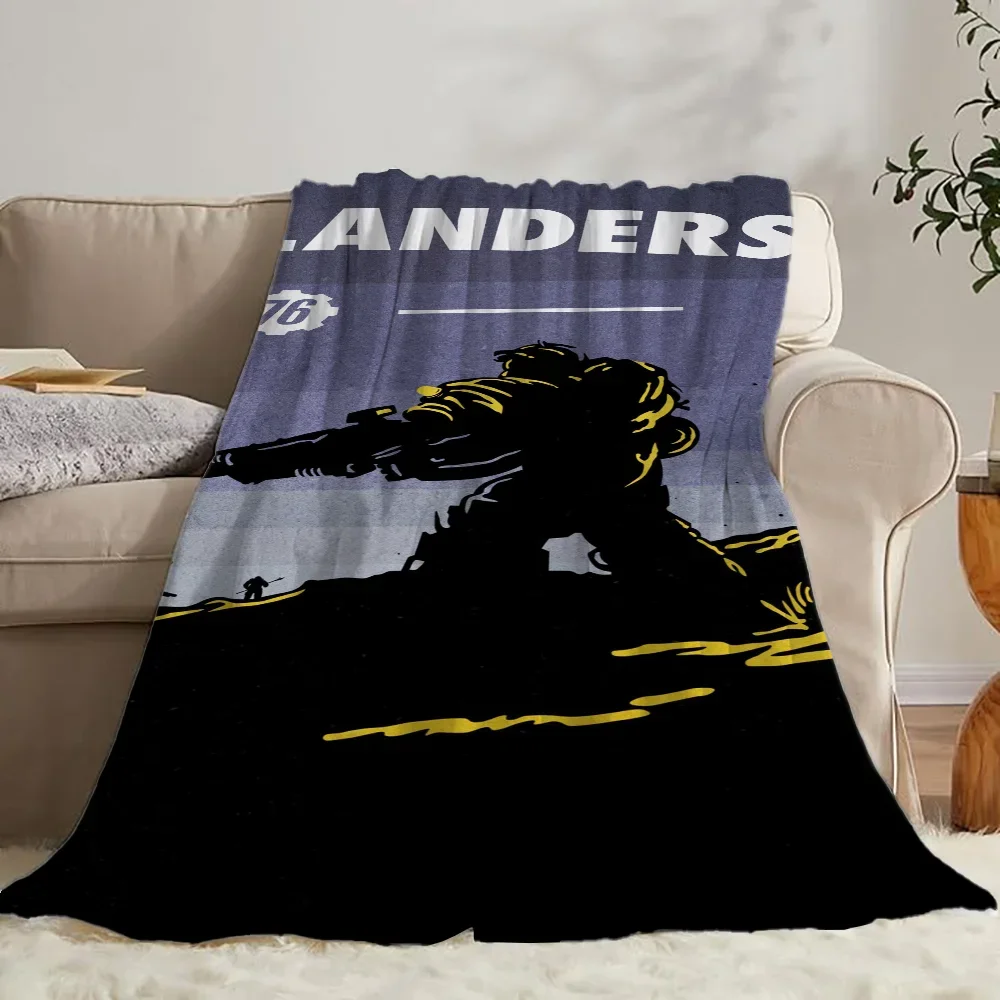 Designer Blanket for Sofas Fallout Fluffy Soft Blankets Characters Thin Wadding Blanket Bed Interior for Home Blankets & Throw