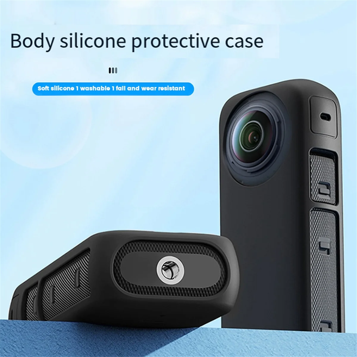 For X4 Protective Accessory Kit Includes Hard Case EVA Protective Cover Tempered Glass Film Silicone Case Kit
