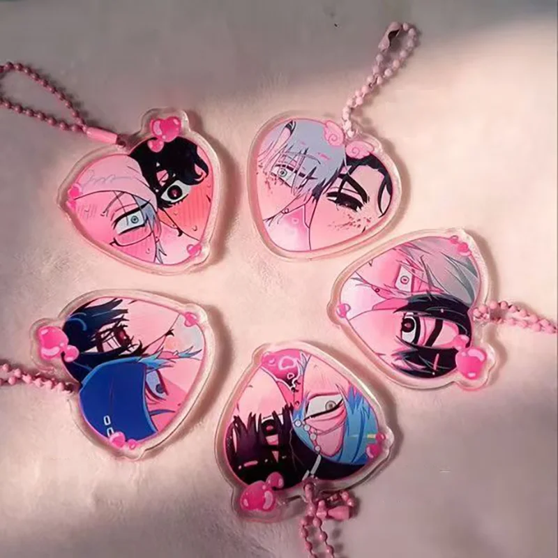 이반 수아 미지 에일리언 스테이지 현 루카 코스프레 키체인 아크릴 가방 펜던트 열쇠고리 장식품 키링 액세서리 선물 소품