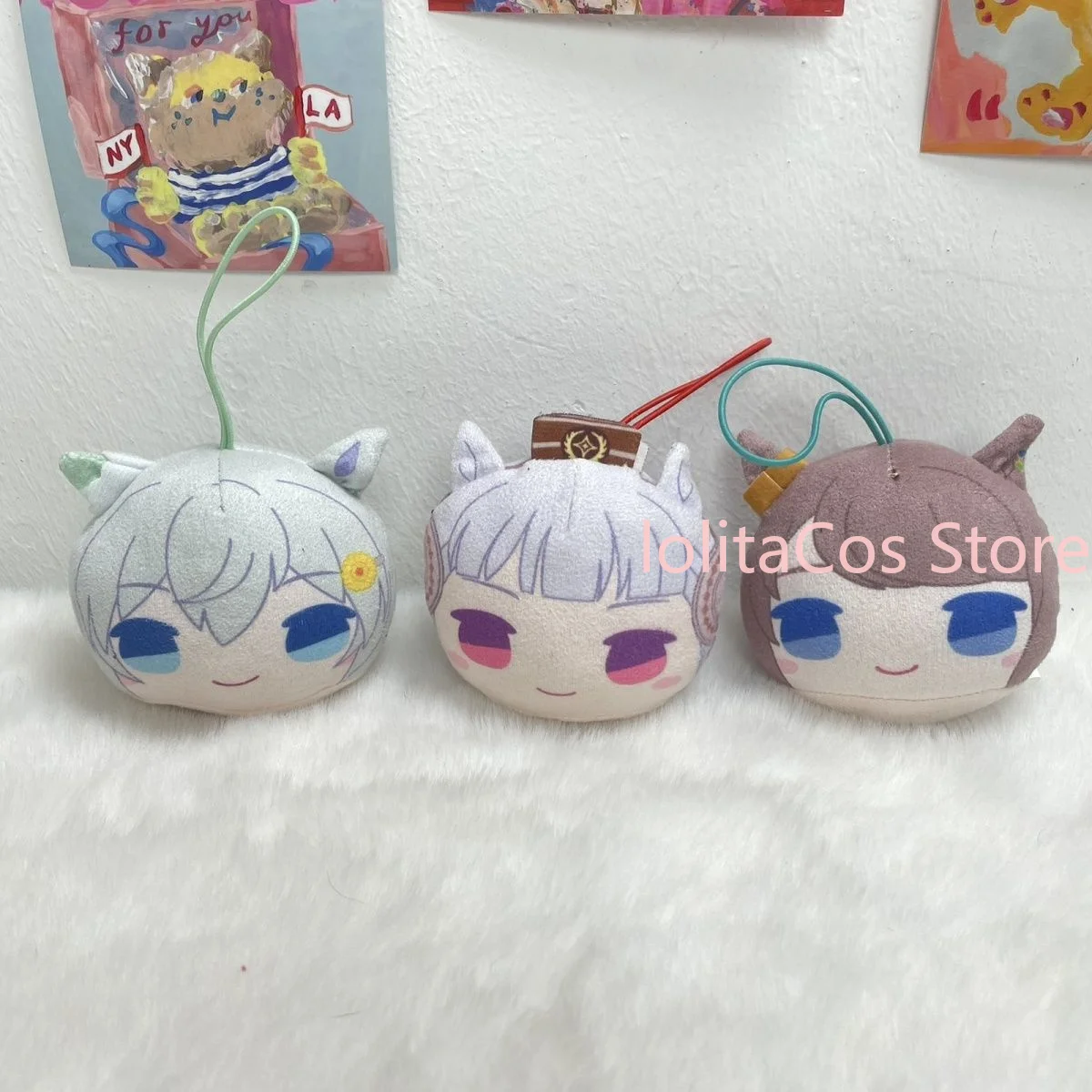 Genuine Umamusume: Pretty Derby Tosen Jordan Seiun Sky Kawaii Plush Doll Anime Cotton Ball Pendant Birthday Gift Xmas Cosplay