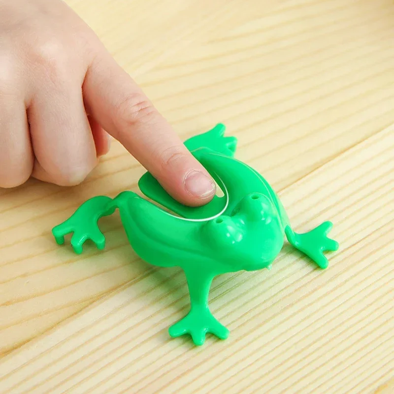 5-20 Pcs Jumping Frog Bounce Fidget Toys For Kids Novelty Assorted Stress Reliever Toys For Children Birthday Gift Party Favor