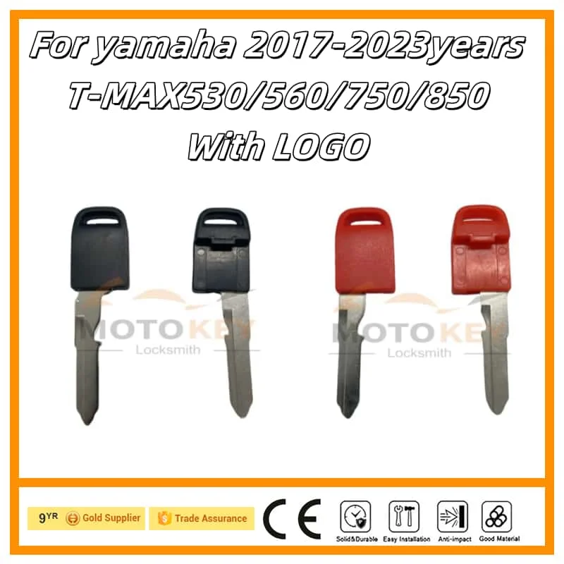 

For yamaha T-MAX530 560 750 850 2017-2023 Key Blank Motorcycle Replacement Uncut Ignition Keys