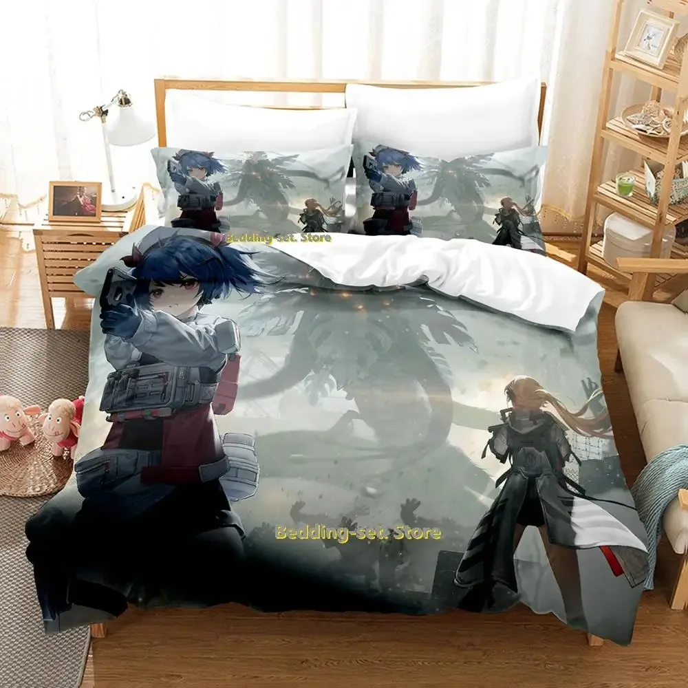 

Game Girls Frontline Bedding Set Single Twin Full Queen King Size Bed Set Adult Kid Bedroom Duvetcover Sets Anime Kawaii 2023