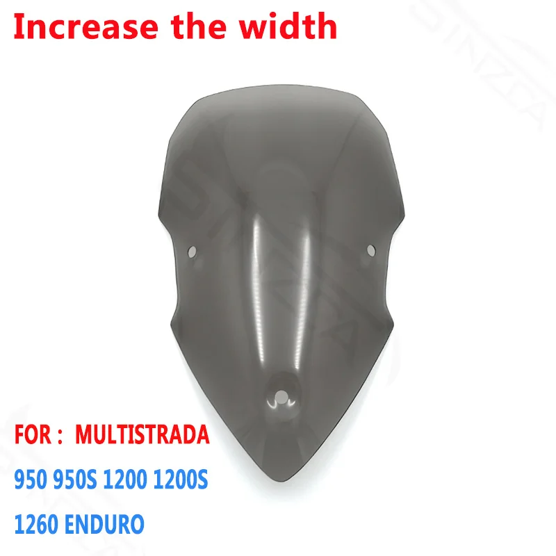 

Wider For DUCATI MULTISTRADA MTS950,MTS950S,MTS1200,MTS1200S,MTS1260,ENDURO Windshield Windscreen Deflectors 16,17,18,19,20,21