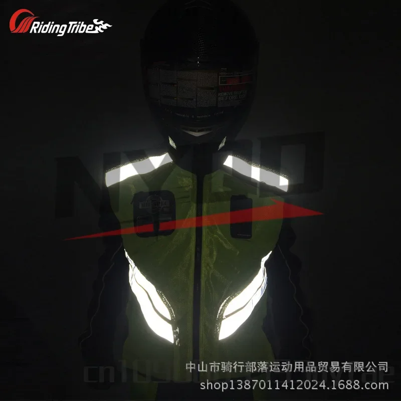 Riding Triber Motorcycle Reflective Vest Motorbike Racing Non-sleeve Touring Clothes Motocross High Visibility Jackets Waistcoat