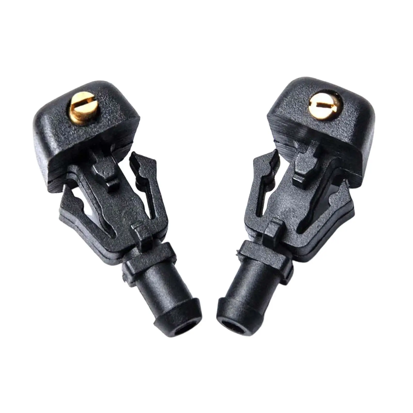 2Pcs Front Windshield Washer Nozzles 3W7Z17603AA Replaces Spare Parts Premium