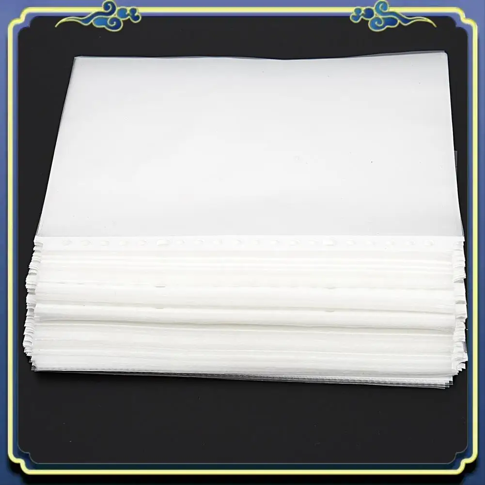 A86P-pak van 400 A5 doorzichtige geperforeerde zakken - plastic polymappen