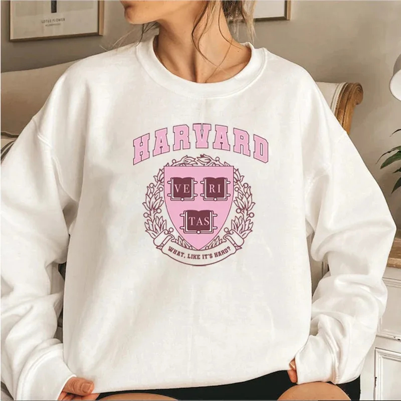 DY20Harvard Legally Sudadera rubia What Like It's Hard Sudadera con capucha Elle Woods Vintage Unisex Sudaderas con capucha Mujeres Sudaderas con cuello redondo25