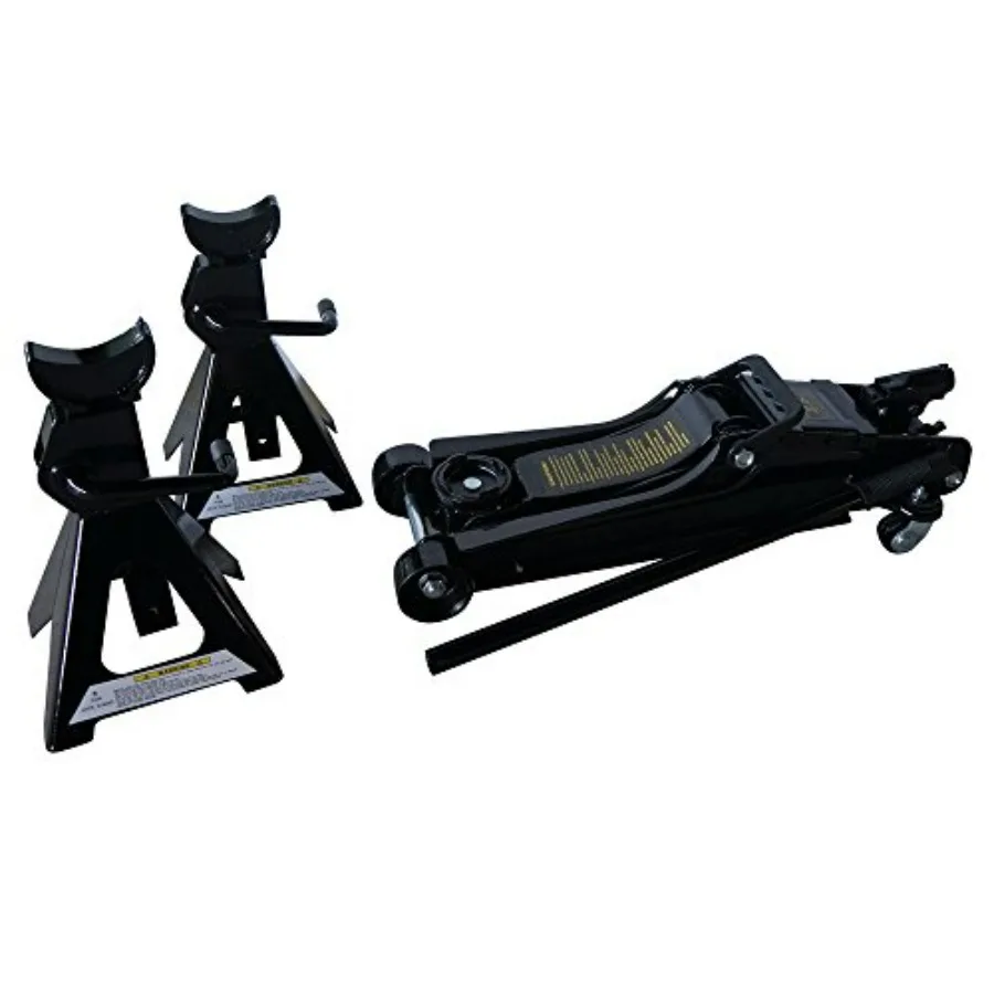 

Автомобильный домкрат для пола 2,5 тонны, стальной гидравлический низкопрофильный инструмент для быстрой подъема насоса, комбинированный с 2-мя подставками для домкрата и комплектом для ремонта шин для гаража