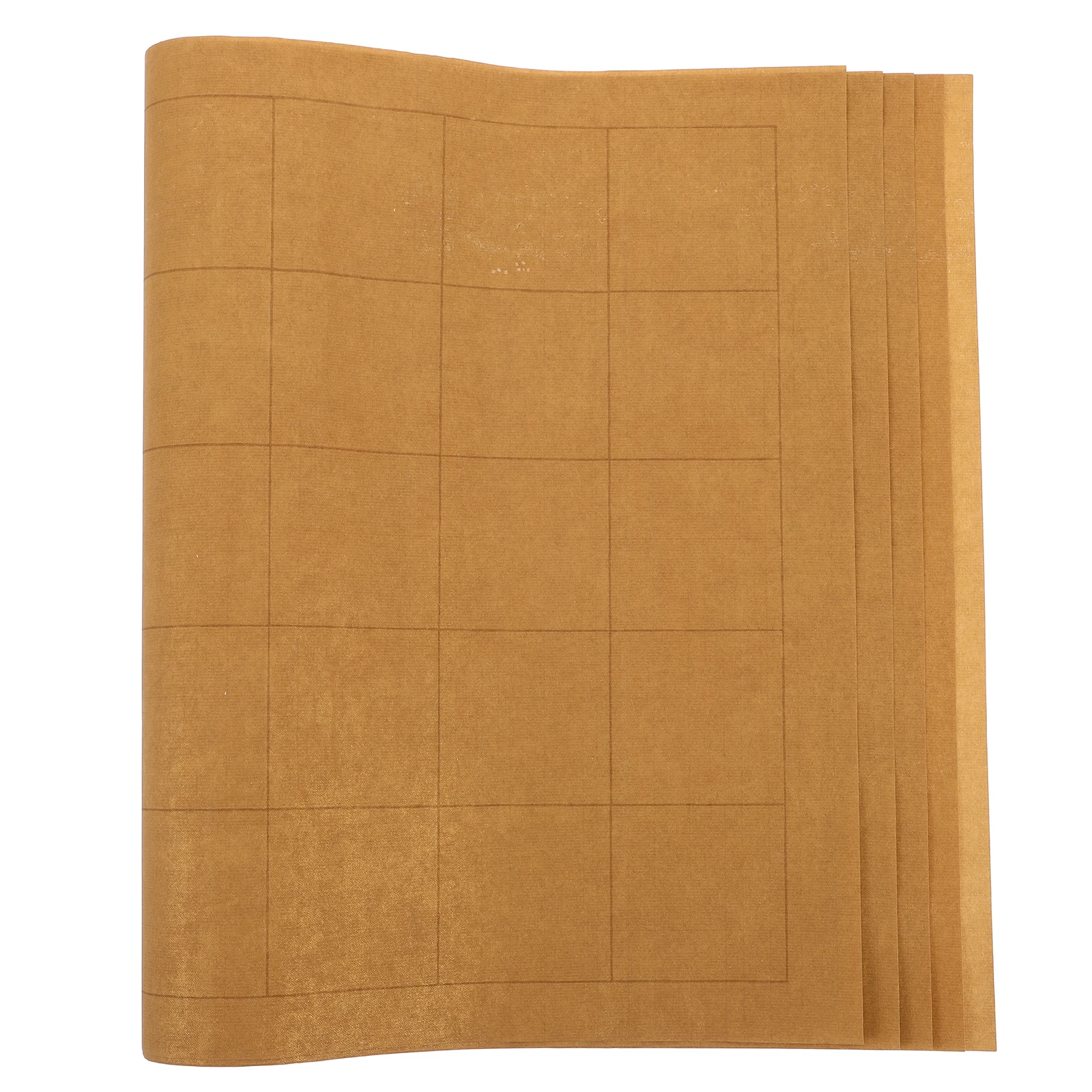 

5 Sheets Calligraphy Paper Grid Design Rice Xuan Practice Supplies Clarity Fineness Unique Script Ideal Enthusiasts