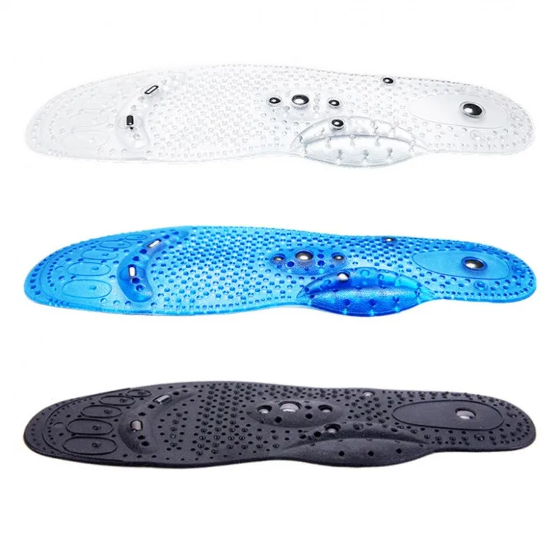 PVC Arch Support Insoles with 8 Magnets, Acupoint Massage, No Therapeutic Effect