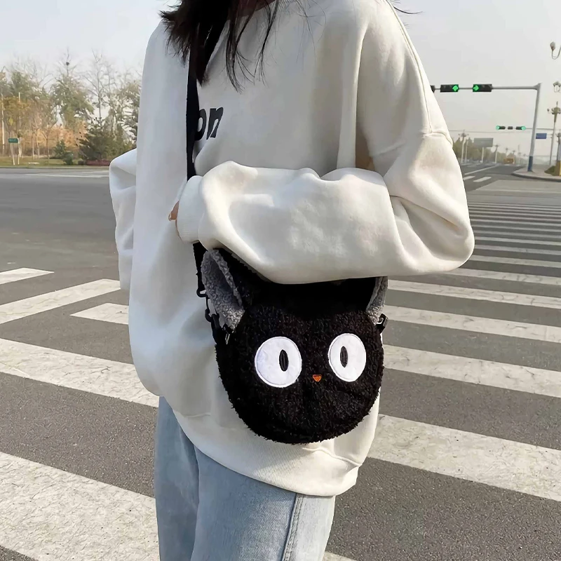 Japanse Stijl Kawaii Tas Vrouwen Cartoon Pluche Schoudertas Voor Vrouwen Nieuwe Crossbody Tas Kleine Telefoon Portemonnee Bolsa Feminina