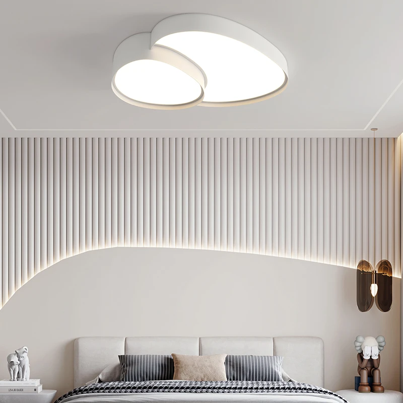 Plafonnier Led ovale pour salon, éclairage rond à épissure moderne, luminaire décoratif d'intérieur, idéal pour une chambre à coucher ou un bureau, luminaire décoratif d'intérieur