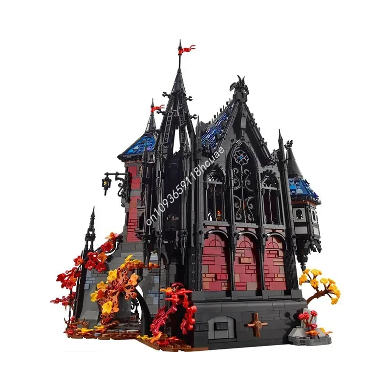 

4075pcs Modular Medieval Adventure In Transylvania Castle Model Building Blocks Diy Education Assembly Toys Halloween Gifts