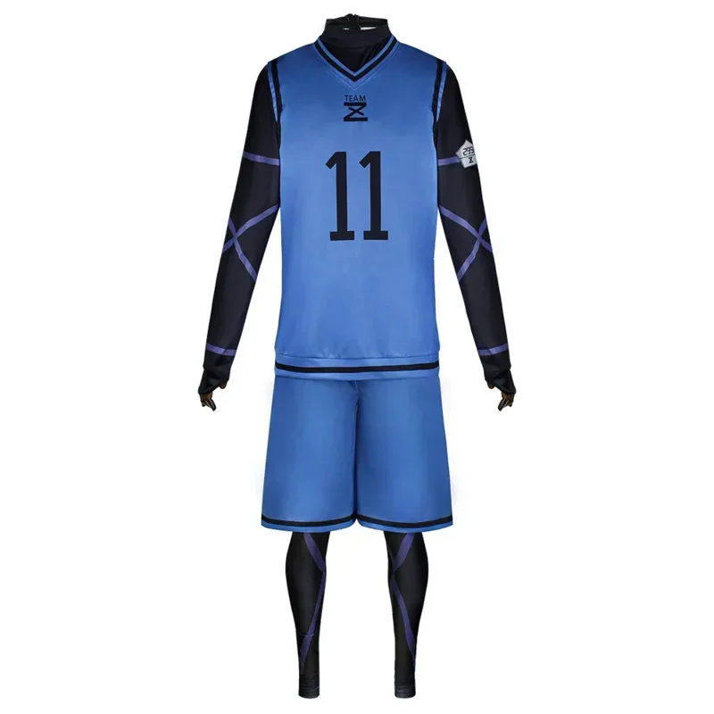 Anime Blue Lock Jersey Football Club Sportswear T-Shirt Men Isagi Yoichi Cosplay Costume Chigiri Rensuke Kunigami Bachira Me MN4