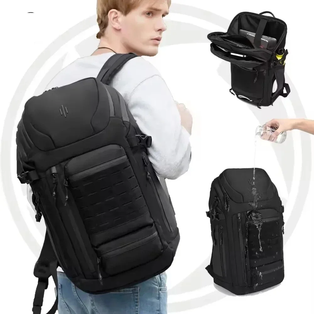 College Students Backpack 17.3''Laptop Backpack For Men 40L Large Capacity Outdoor Travel Backpack College Backpack Business Bag