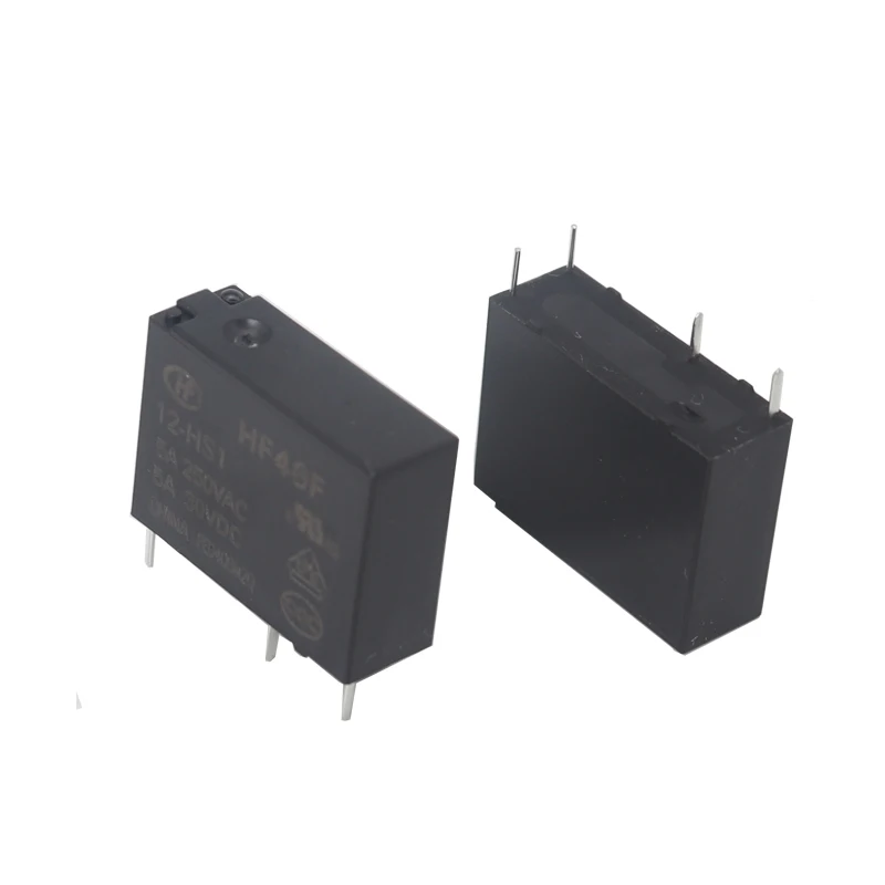 【10-1PCS】Power Relays HF46F-005-HS1 HF46F-012-HS1 HF46F-024-HS1 5-HS1 12-HS1 24-HS1 5A 250VAC 4PIN 5V 12V 24V DC