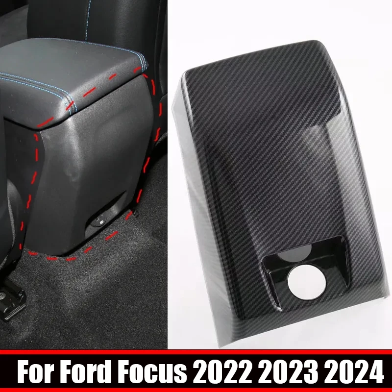 

Накладка для Ford Focus Hatchback Sedan 2022 2023 2024, АБС-автомобиль из углеродного волокна, задняя вентиляционная рамка для кондиционера, противоударная панель