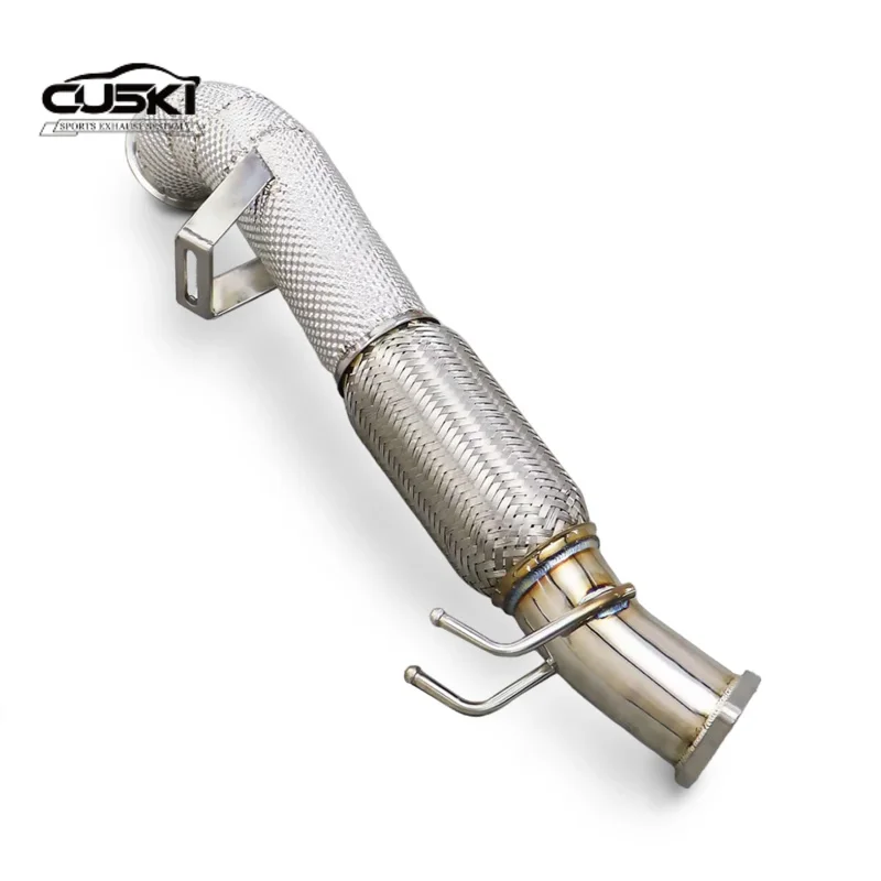 High Flow exhaust downpipe Applicable to Ford Focus MK4 ST 2.3 Stainless Steel Car Accessories exhaust system，Increased power