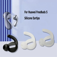 4pcs Silicone Eartips for Huawei FreeBuds 5 Wireless Headphone Cover Anti-drop Earbuds Ear Cap Tips Ear Buds Replacement Parts