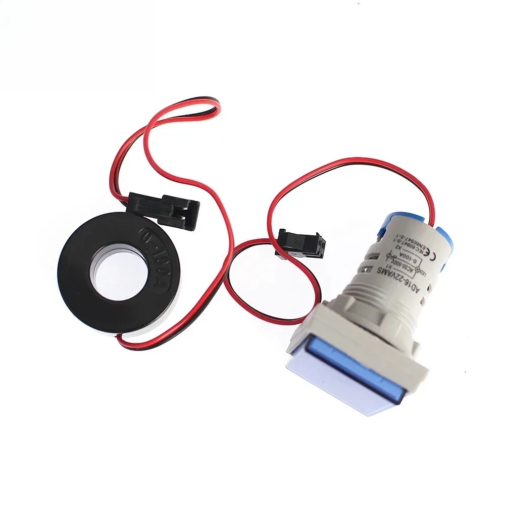 

Светодиодный цифровой вольтметр Амперметр переменного тока 50-500 В 0-100 А Вольтметр Амперметр Квадратный измеритель напряжения и тока Автомобильный электрический тестер