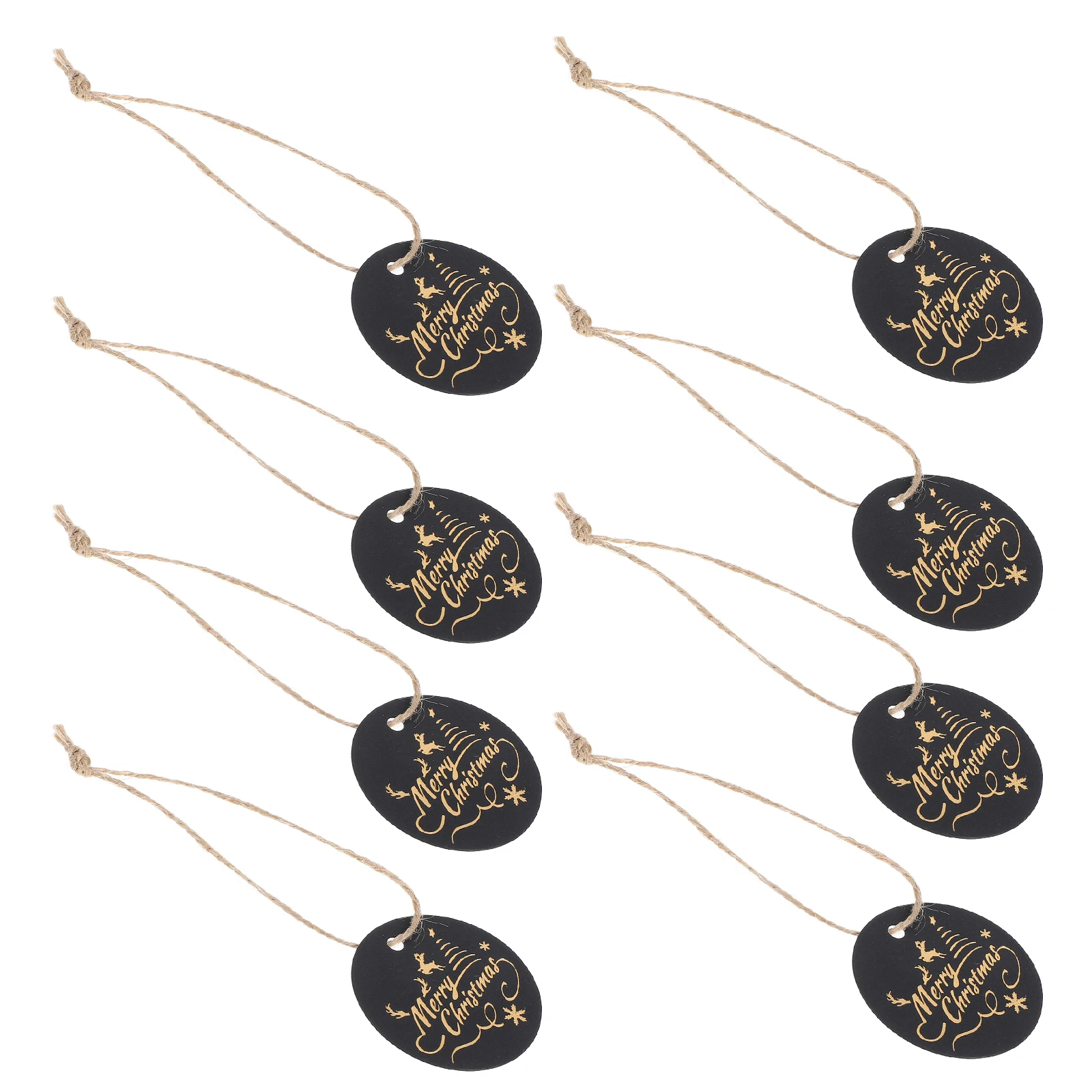 

100 Pcs Christmas Label Custom Decor Merry Holiday Labels Diy Hanging Tag Decorative Tags