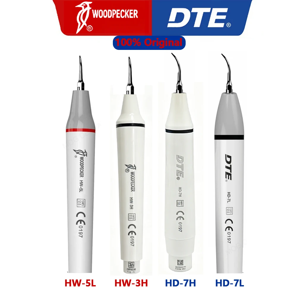 Woodpecker DTE Ultrasonic Piezo Scaler Handpiece With LED Light Autoclavable Dental Replacement Handle for UDS EMS NSK SATELEC
