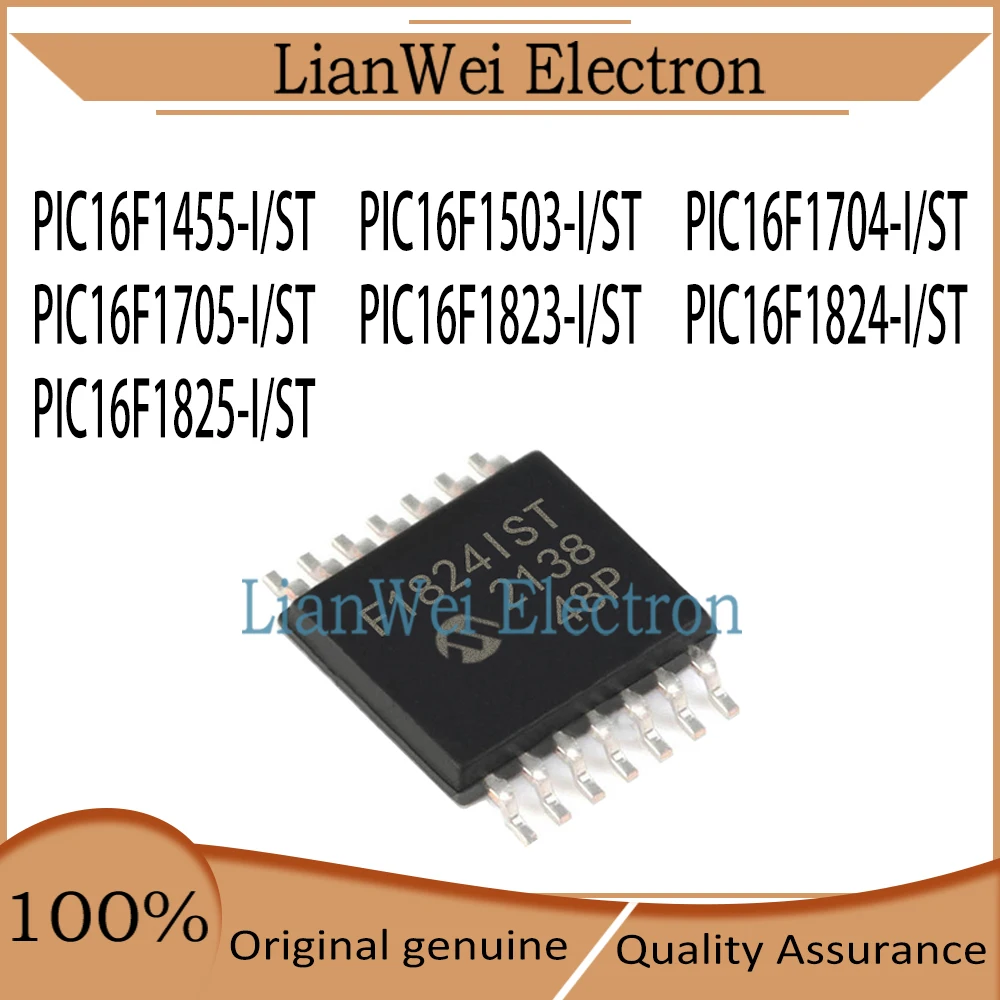 PIC16F1455 PIC16F1503 PIC16F1704 PIC16F1705 PIC16F1823 PIC16F1824 PIC16F1825 PIC16F1455-I/ST PIC16F1503-I/ST PIC16F1704-I/ST