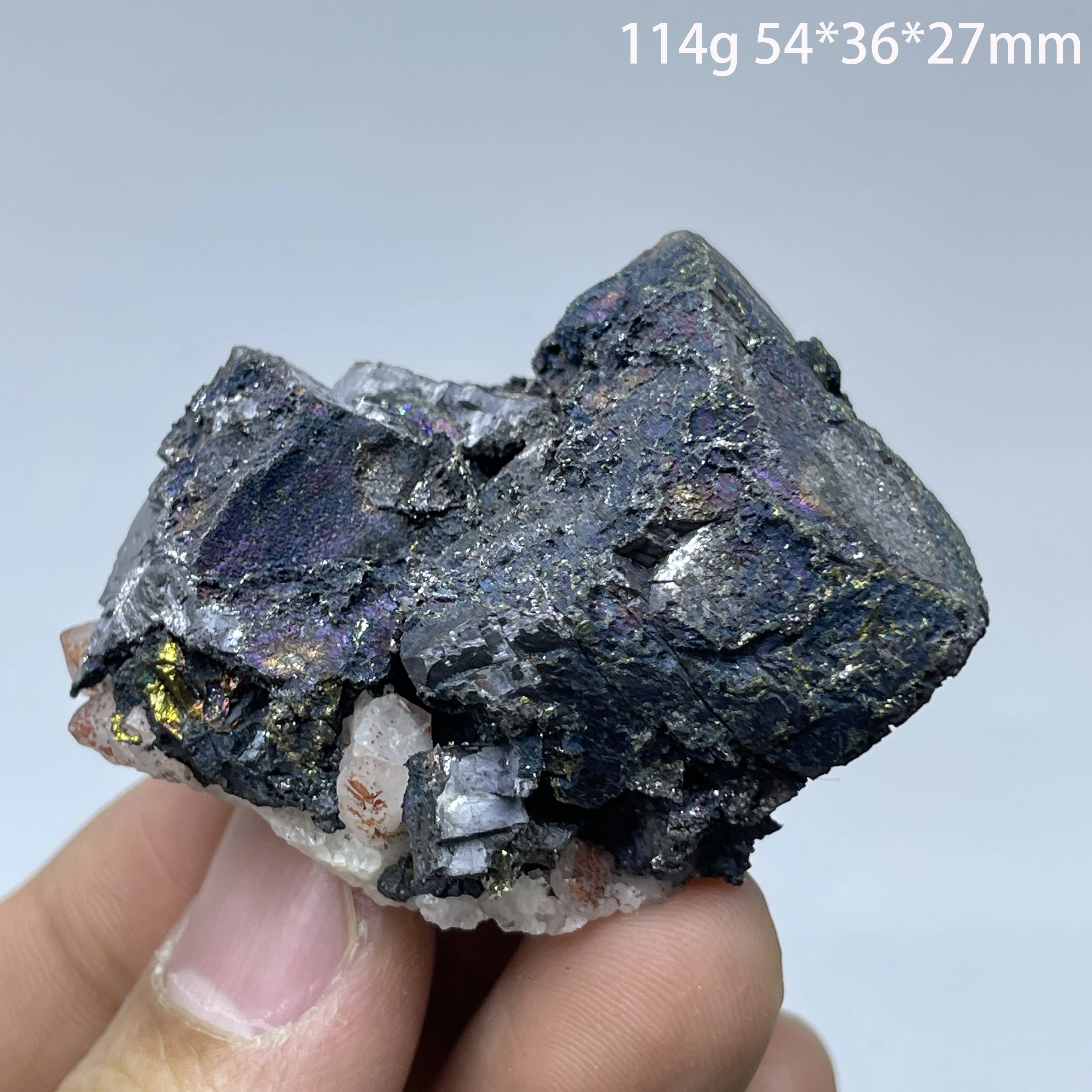 Natural Raw Stone Galena With Pyrite Mineral Specimen Stones And Crystals Healing Grystals Quartz Home Decorations