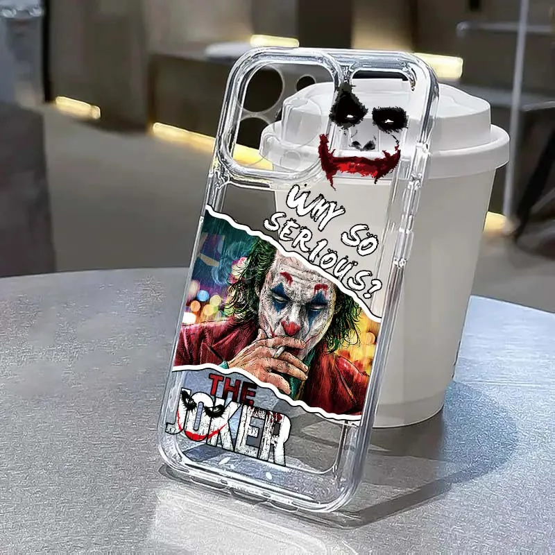 

J-Jokers Luxury Anime Art For Apple iPhone 17 Air 16e 16 15 14 13 12 11 Mini Pro Max Plus Transparent Soft Cover Phone Case