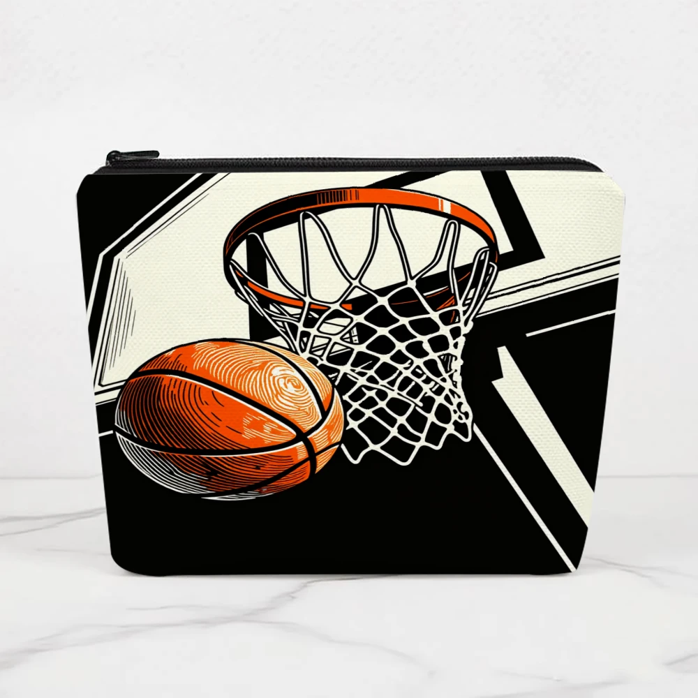 

Косметичка-органайзер для девочек в виде баскетбольного кольца и сетки, несессер, пенал, дорожный органайзер