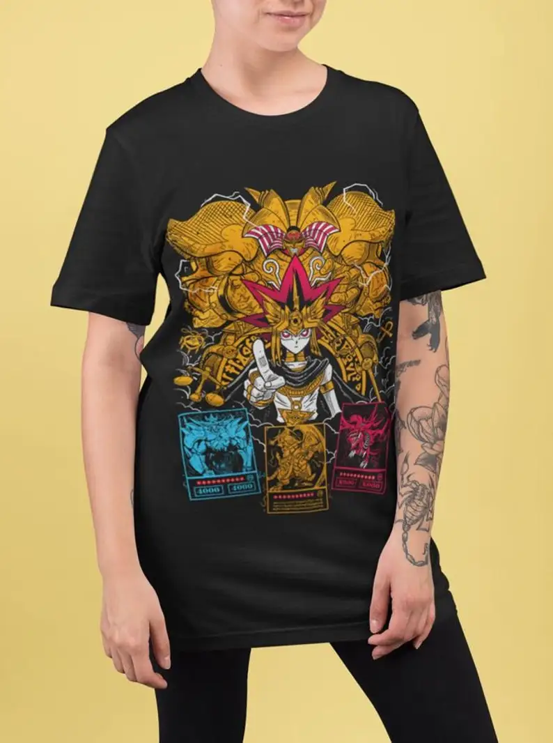 Slifer the Sky Dragon Egyptian God Card Gaming Shirt King of Duelists T-shirt video game t shirt