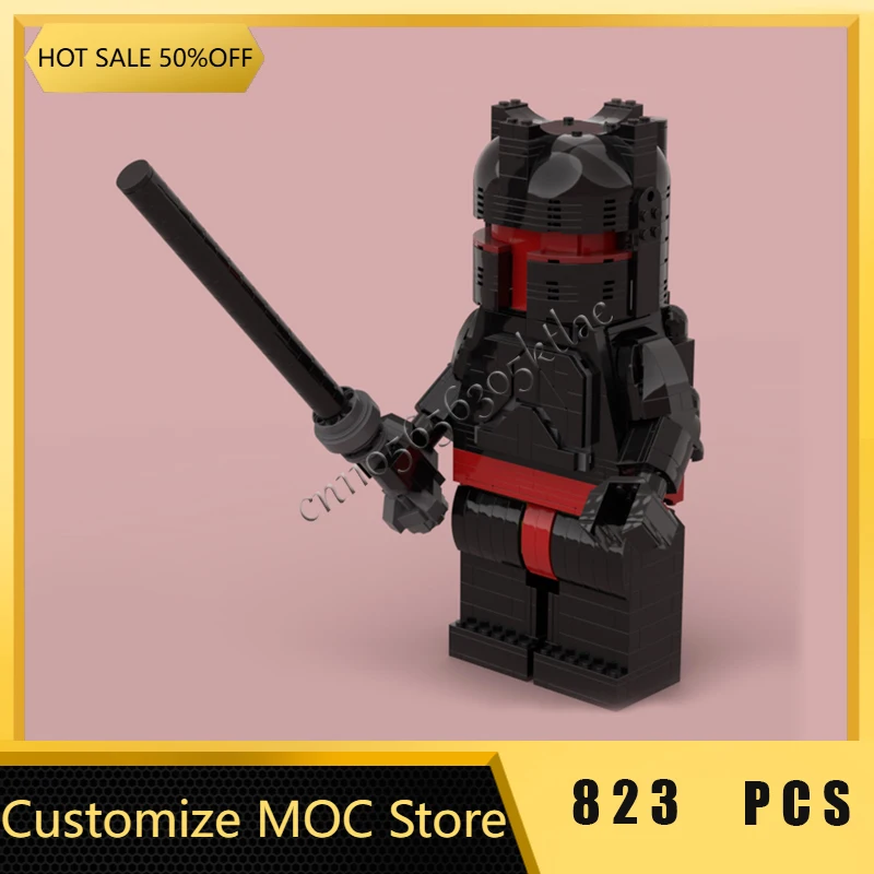 

823 PCS MOC Classic Moff Gideon Fixed Horns Star Battle MOC Building Block Model Practical Blocks Children Toys Christmas Gift