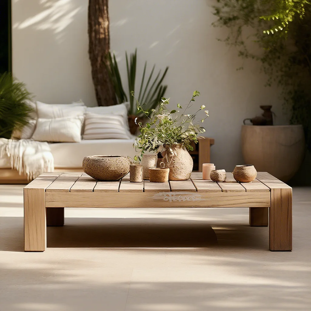 

2026 Hot Sale Sigma Durable Modern Teak Wood Waterproof Comfortable Farmhouse Outdoor Garden Sofa Set for Outdoor Use