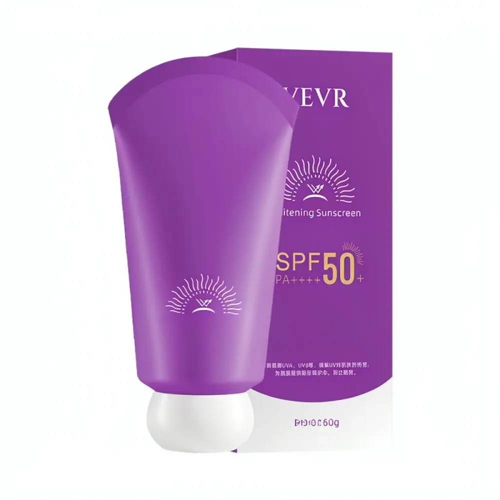 For For VEVR UV Isolation Sunscreen Face Lotion Whitening Lightweight Breathable Summer Outdoor Skin Protection Cream