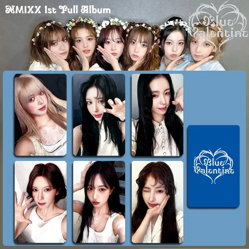 6Pcs/Set Idol NMIXX New Album Blue Valentine Lomo Cards Special Bonus Card LILY HAEWON SULLYOON BAE JIWOO KYUJIN Fans Gifts view 5
